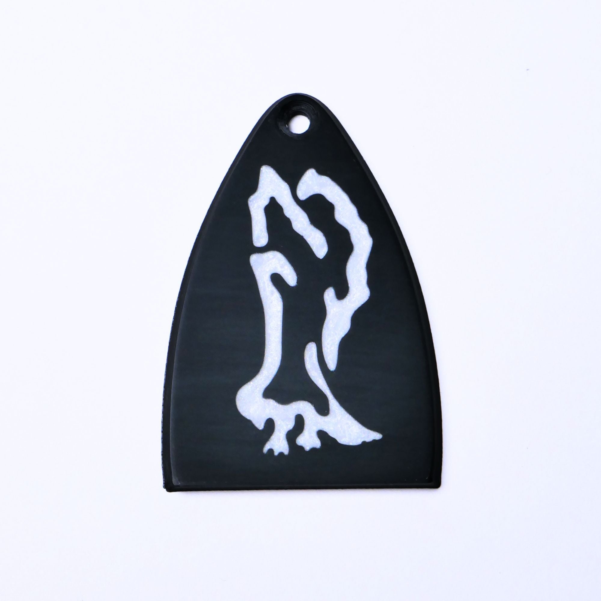 Custom PRS SE Truss Rod Cover – Mica and Resin Bird of Prey Inlay - Ploutone