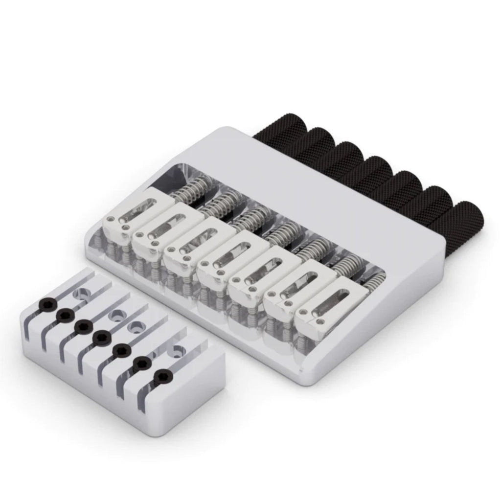 Hipshot 7-String Headless Fixed Bridge Chrome Standard - Ploutone
