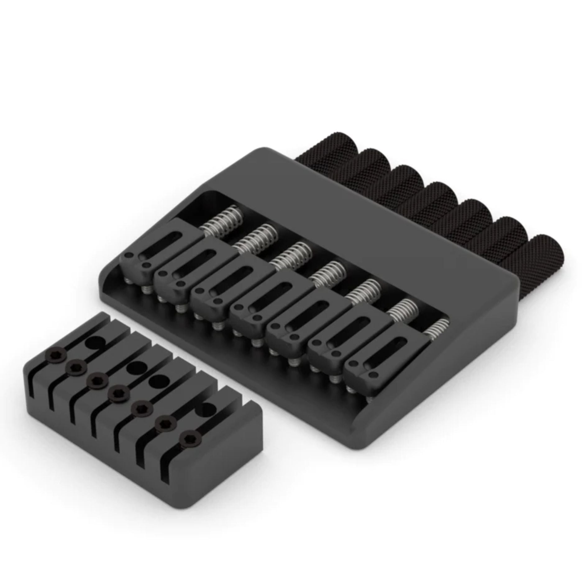 Hipshot 7-String Headless Fixed Bridge Black Standard - Ploutone