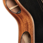 Masterpiece Series Modern Black Acoustic Electric Guitar - Trans Black Gloss (B-Stock) - Ploutone