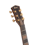 Masterpiece Series Modern Black Acoustic Electric Guitar - Trans Black Gloss (B-Stock) - Ploutone