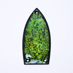 Custom Gretsch Truss Rod Cover (Fits Electromatic, Streamliner & Japan Models) - Flame Orange Flake truss rod covers from Ploutone