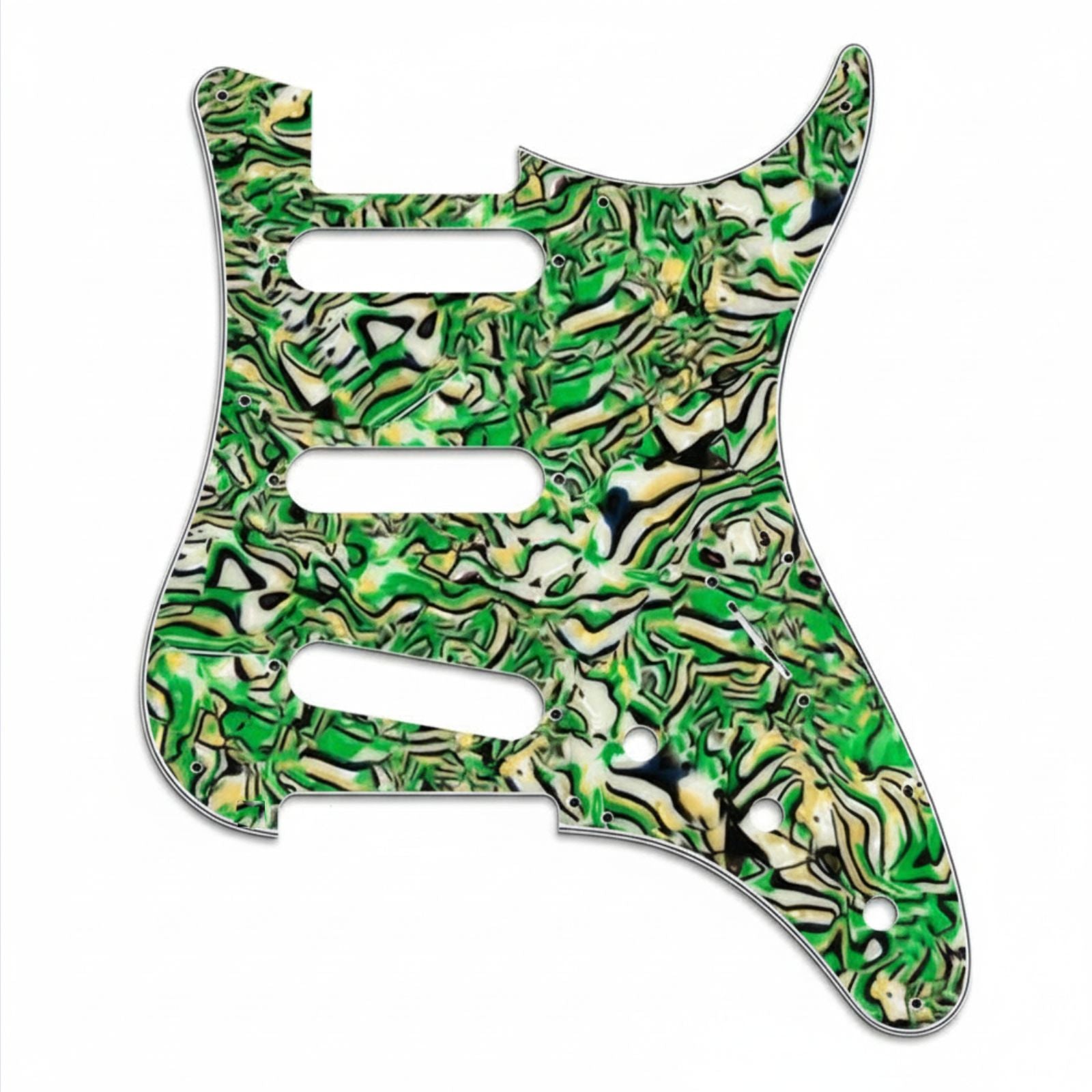PRS Silver Sky Pickguard 8-Hole SSS - 30+ Colors 4-Ply Colorful Shell - Ploutone