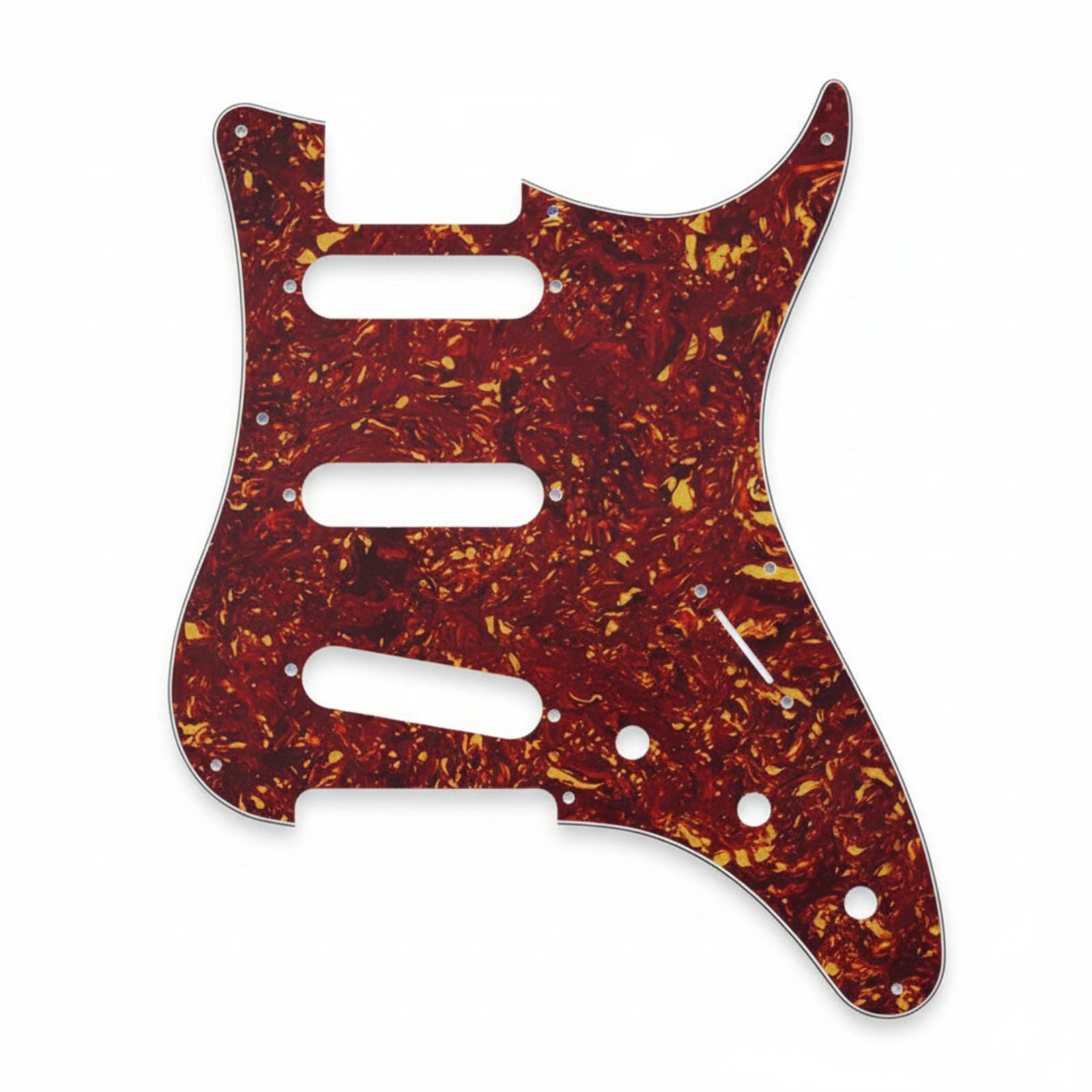 PRS Silver Sky Pickguard 8-Hole SSS - 30+ Colors 4-Ply Red Tortoise - Ploutone