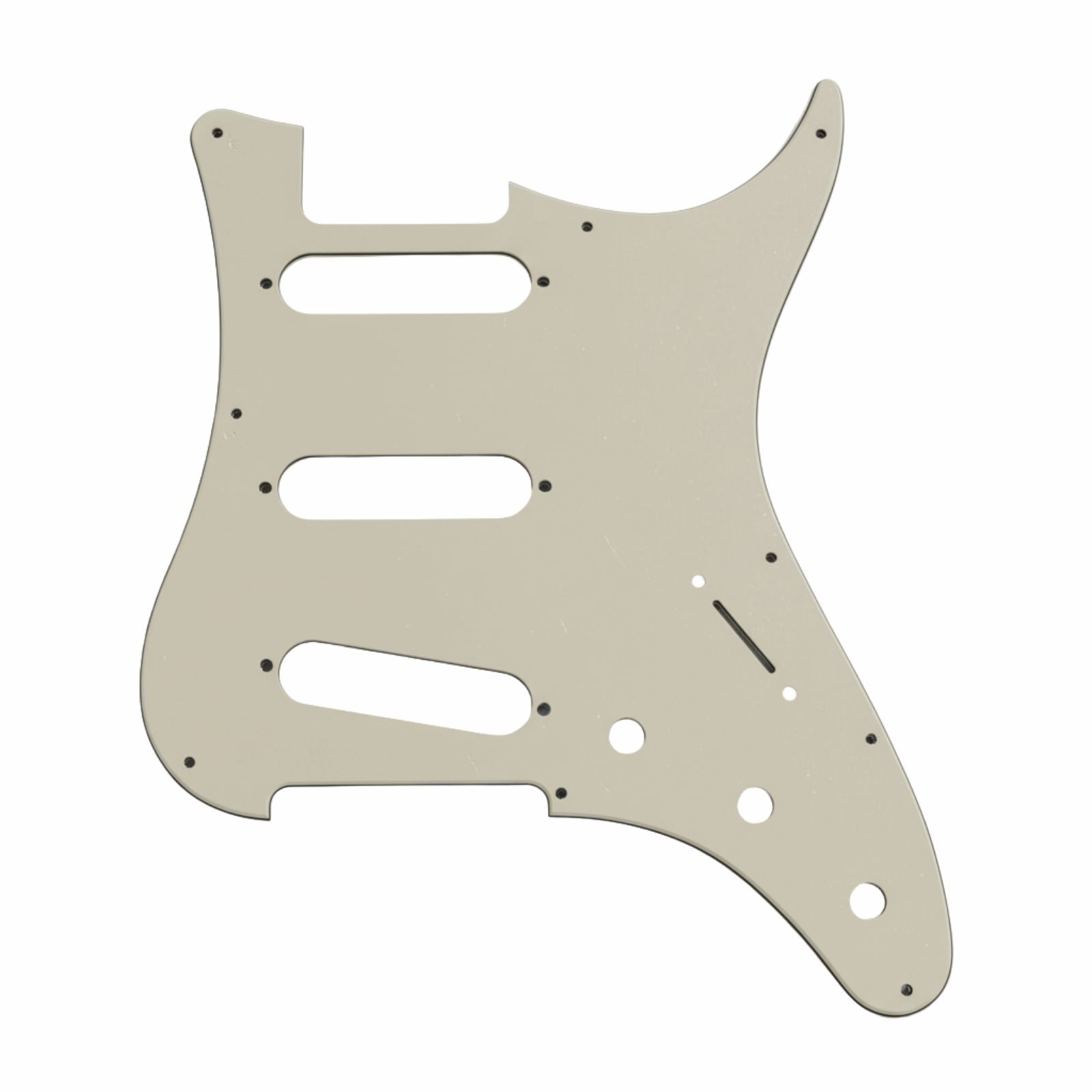 PRS Silver Sky Pickguard 8-Hole SSS - 30+ Colors 3-Ply Parchment - Ploutone