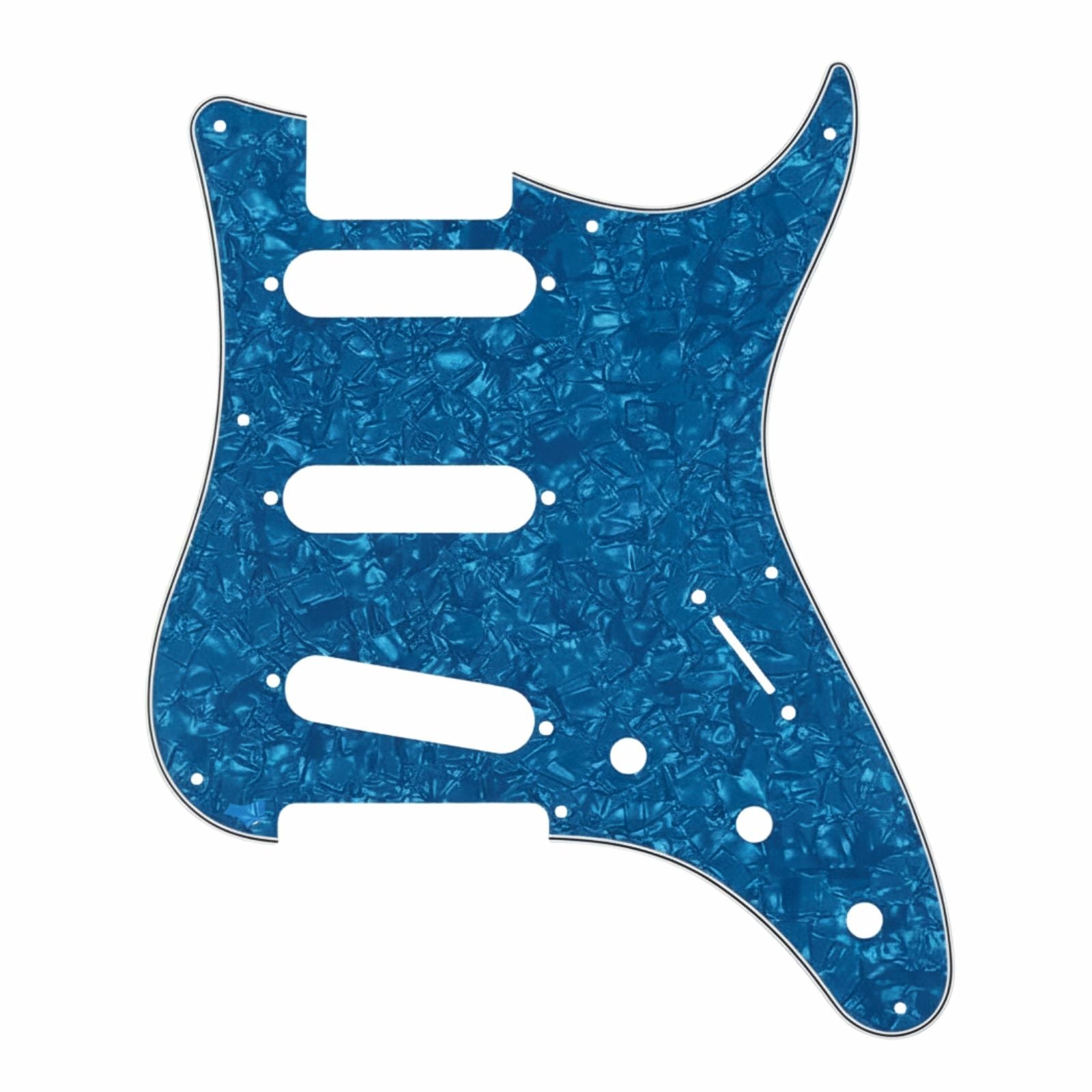 PRS Silver Sky Pickguard 8-Hole SSS - 30+ Colors 4-Ply Dark Blue Pearl - Ploutone