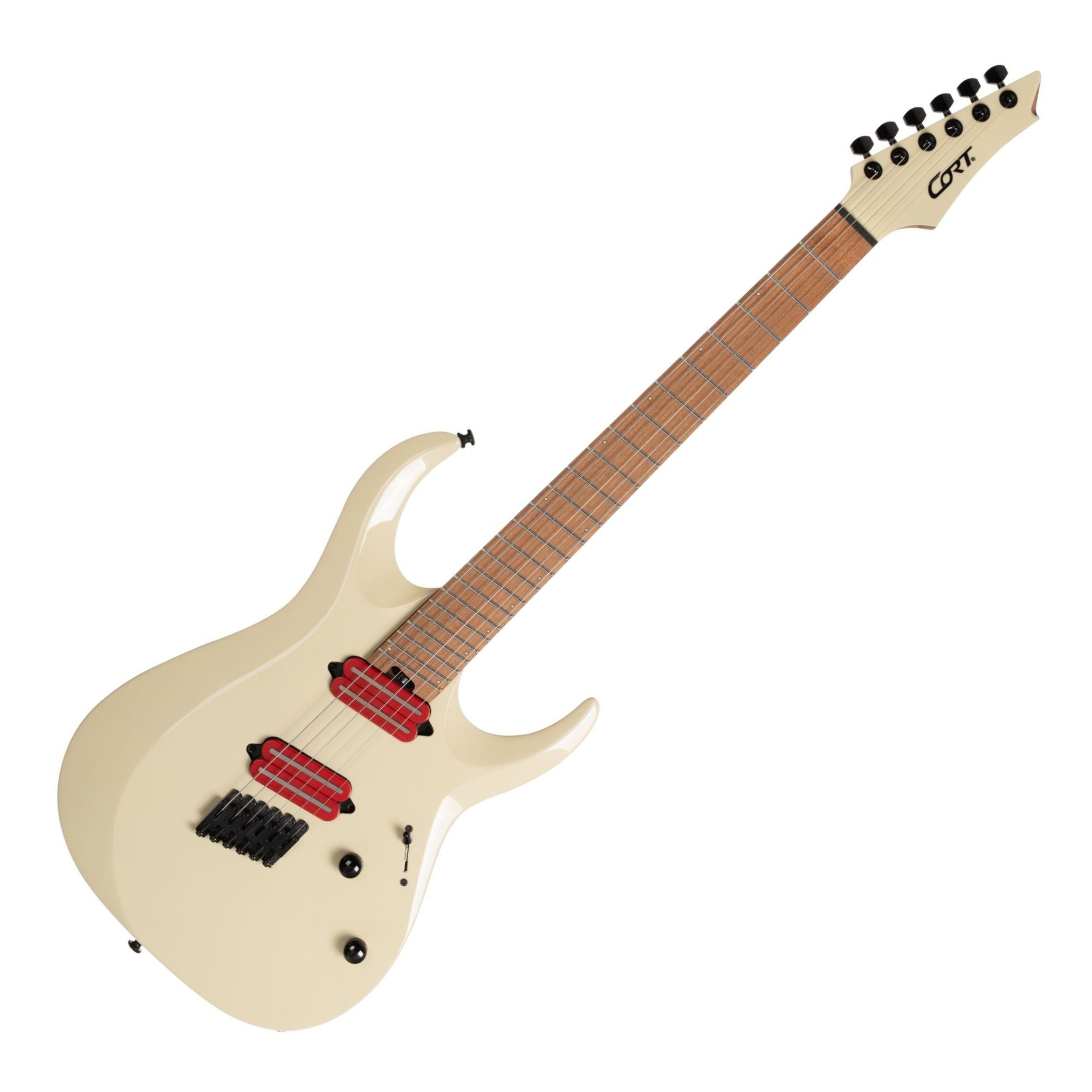 Cort X700 Mutility II Multi-Scale Electric Guitar - Military Beige - Ploutone