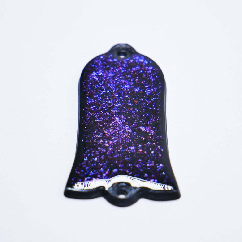 Custom Gibson Les Paul Truss Rod Cover - Rainforest Green Flake truss rod covers from Ploutone