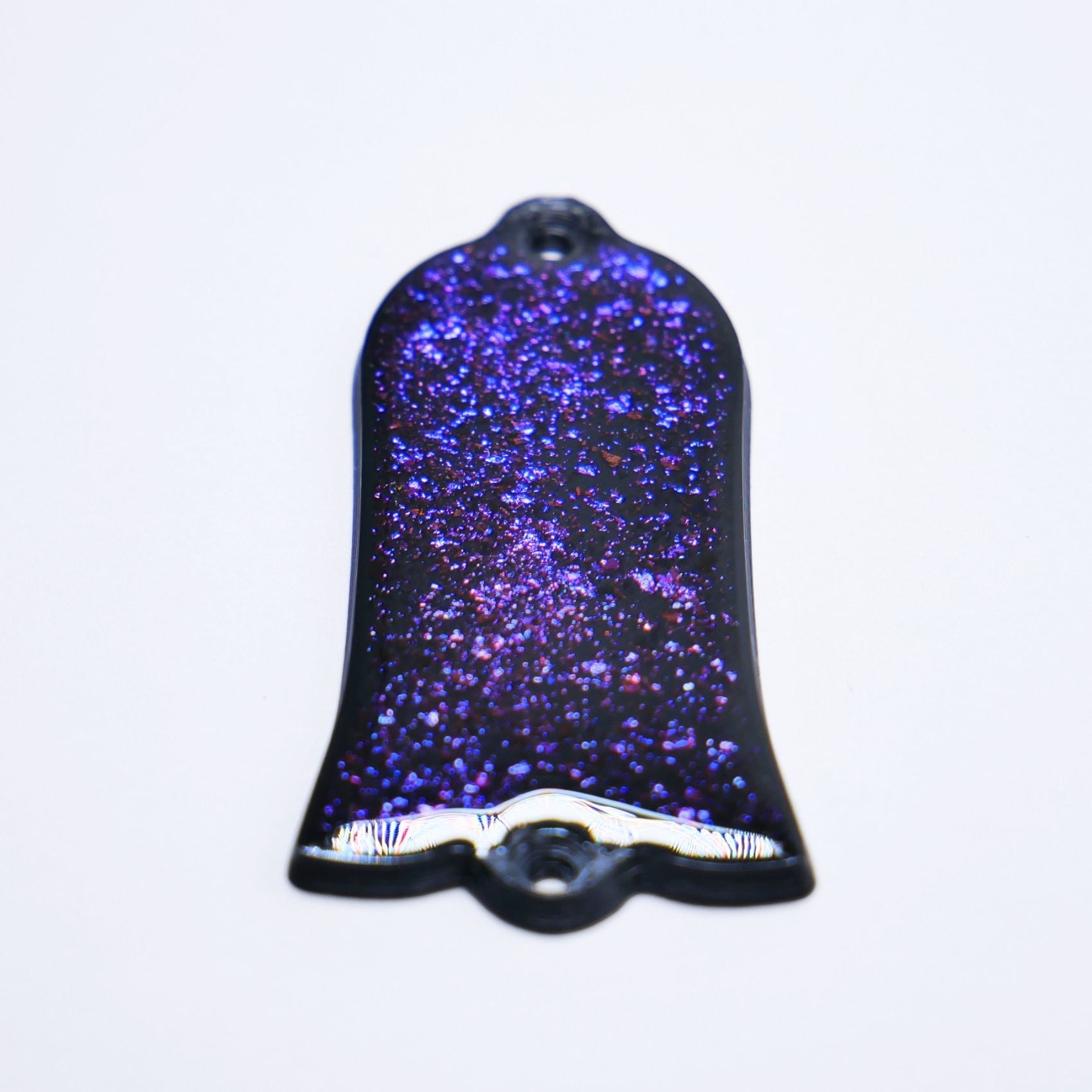 Custom Gibson Les Paul Truss Rod Cover - Rainforest Green Flake truss rod covers from Ploutone