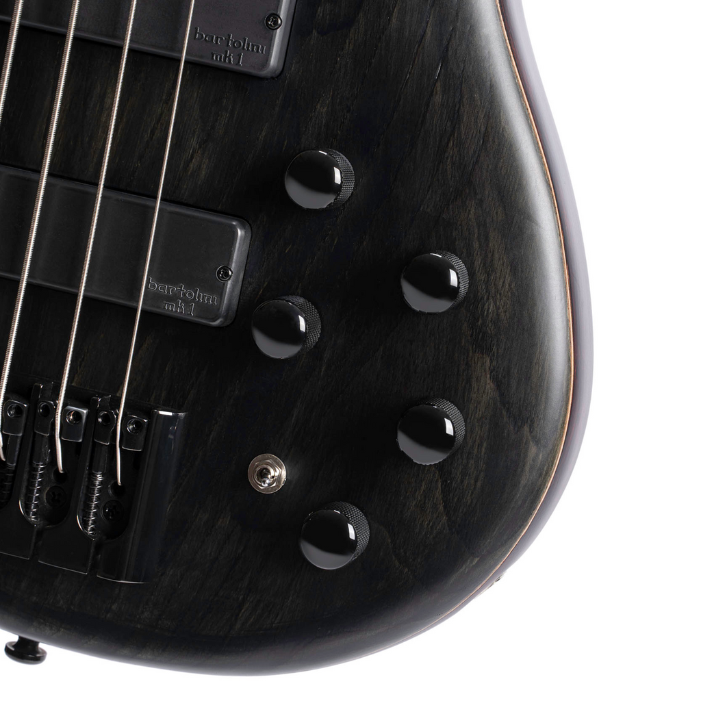 Cort Artisan Series B4 Element 4-String Bass Guitar Open Pore Black - Ploutone