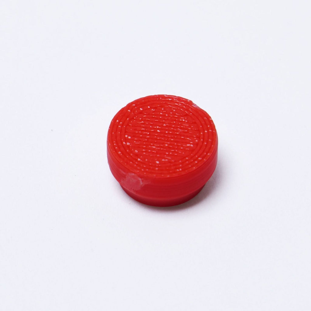 Guitar Tuning Peg Cover Caps, Fit 6mm Tuners (Set of 6) - Multiple Colors Red - Ploutone