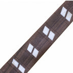 Rosewood Guitar Fretboard, 24 Fret, Split Parallelogram Inlays - 24.75" Scale Length - Ploutone