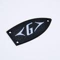 Custom Gretsch "G" Logo Truss Rod Cover - Multiple Colors (Fits Electromatic, Streamliner & Japan Models) Black - Ploutone