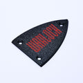 Custom BC Rich Warlock Truss Rod Cover – Multiple Colors Black & Red - Ploutone