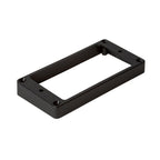Flat Bottom Humbucker Mounting Pickup Rings Tapered - Black (Neck & Bridge Set) - Ploutone