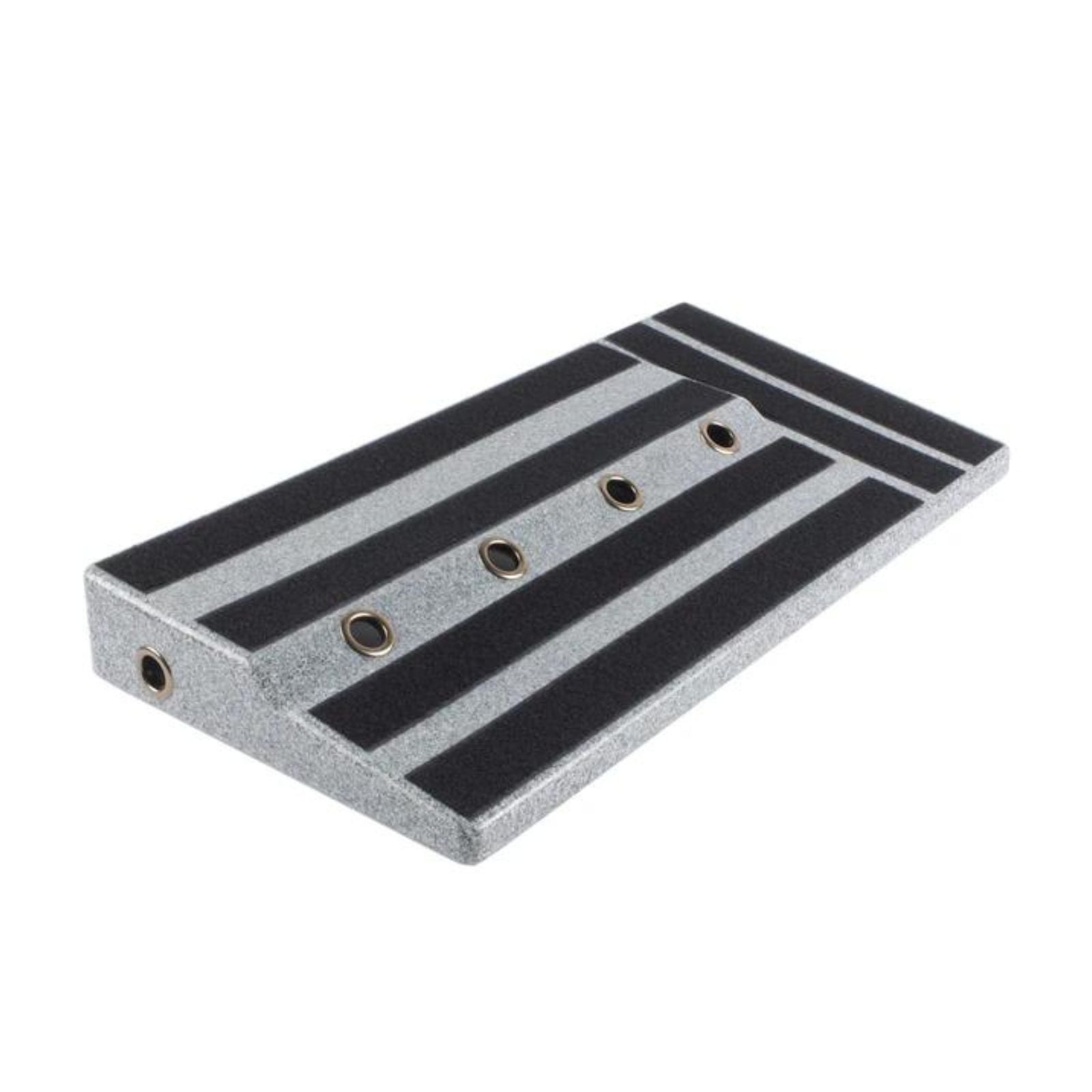 Rockhouse 2-Tier Velcro Guitar Effects Pedalboard Gray - Ploutone