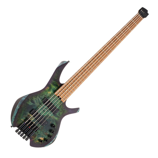 Cort SPACE5SDG Artisan Series Space 5 Bass Guitar (5-String) - Star Dust Green Bass Guitar from Ploutone