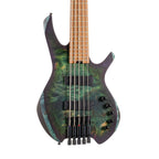 Cort SPACE5SDG Artisan Series Space 5 Bass Guitar (5-String) - Star Dust Green - Ploutone