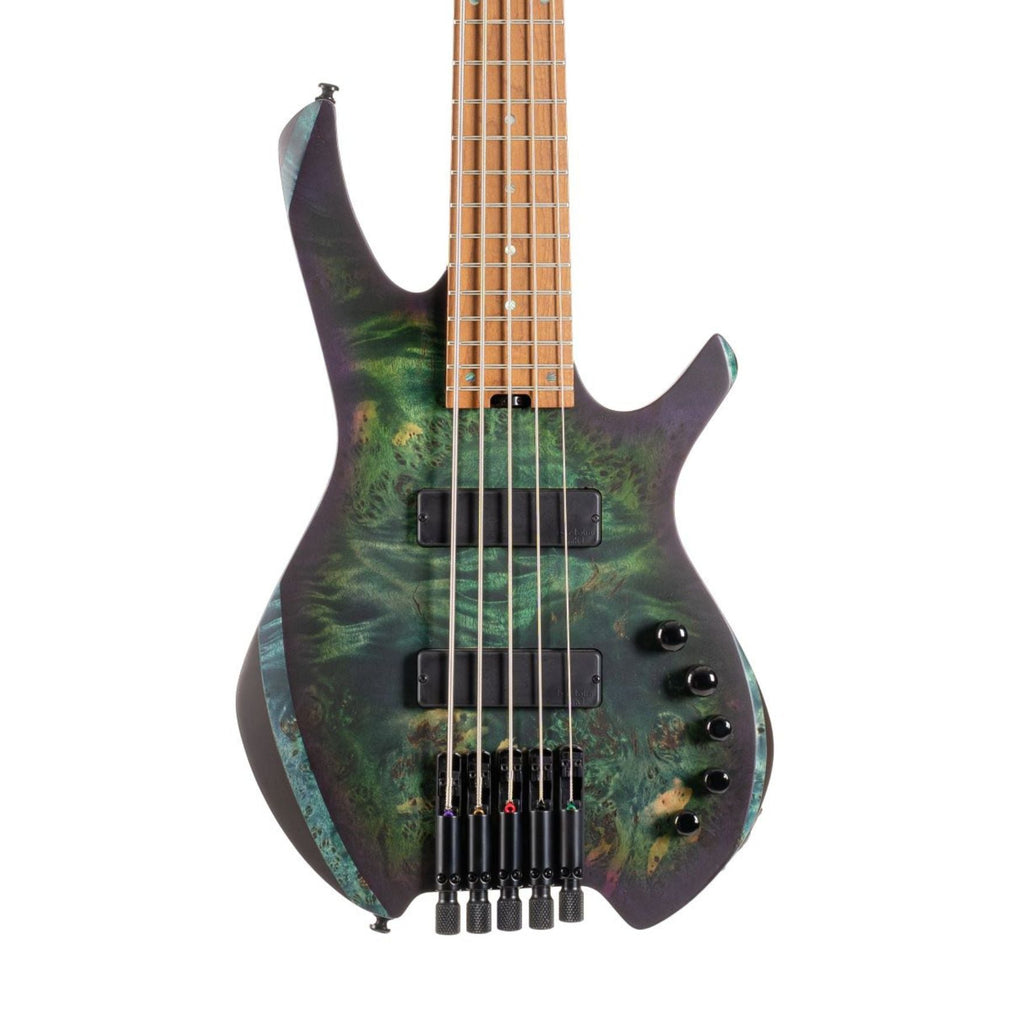 Cort SPACE5SDG Artisan Series Space 5 Bass Guitar (5-String) - Star Dust Green Bass Guitar from Ploutone