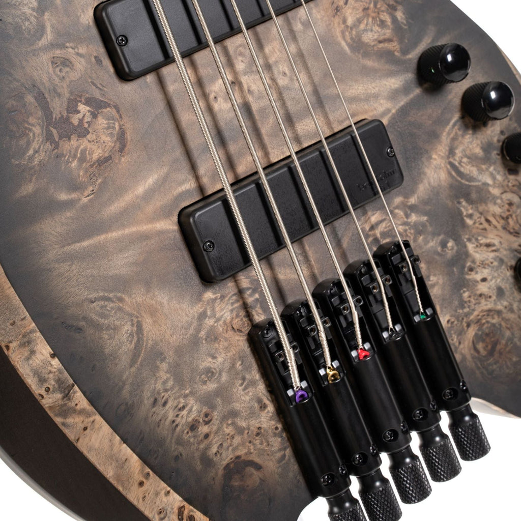 Cort SPACE5SDB Artisan Series Space 5 Bass Guitar (5-String) - Star Dust Black - Ploutone
