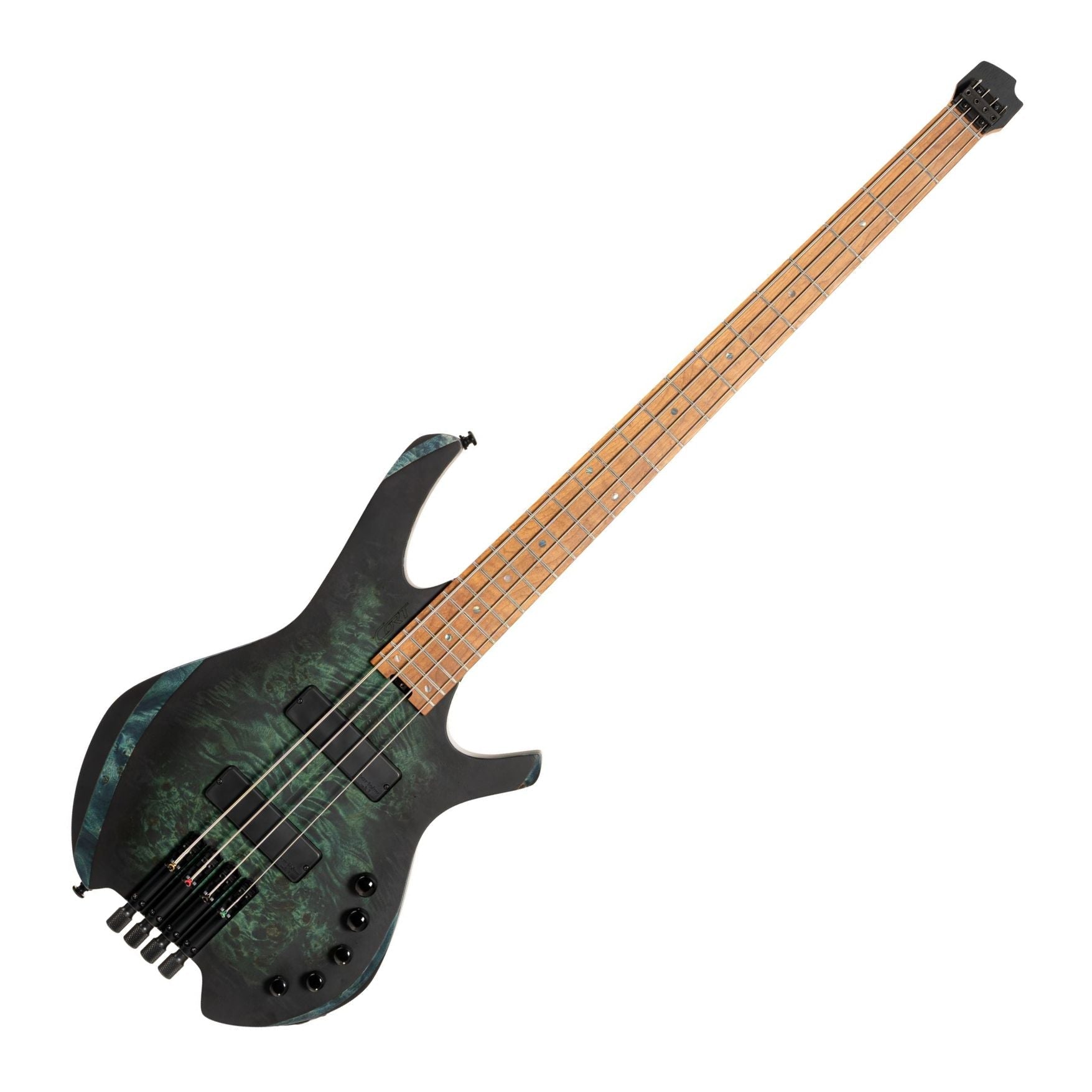 Cort SPACE4SDG Artisan Series Space 4 Bass Guitar - Star Dust Green - Ploutone