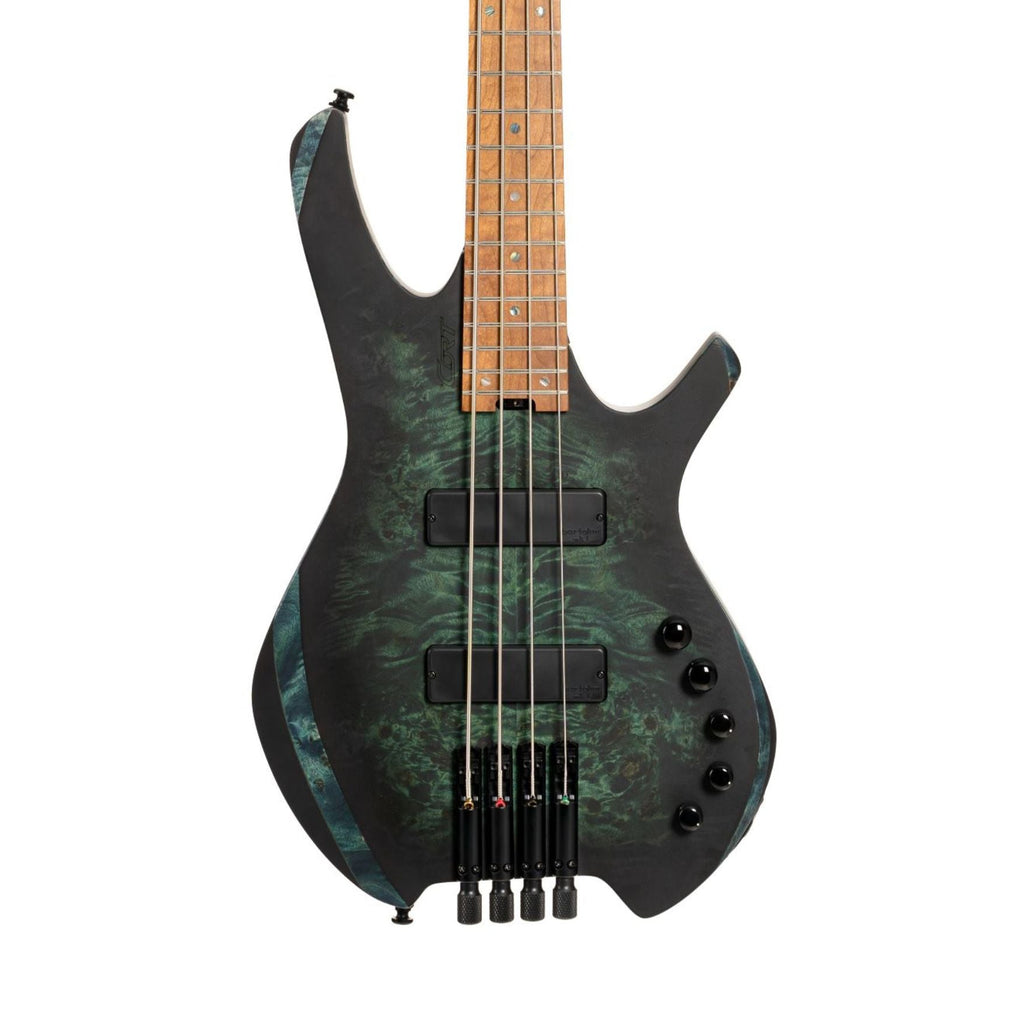 Cort SPACE4SDG Artisan Series Space 4 Bass Guitar - Star Dust Green - Ploutone