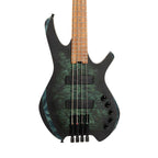 Cort SPACE4SDG Artisan Series Space 4 Bass Guitar - Star Dust Green - Ploutone