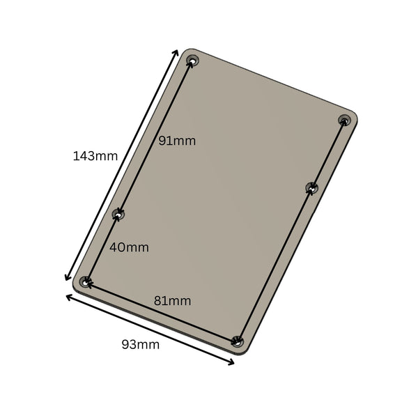 Jackson Dinky & Pro Series Backplate Set - Tremolo & Control Covers - Multiple Colors - Ploutone