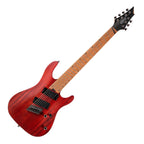 Cort KX307 7-String Multi-Scale Electric Guitar - Open Pore Mahogany - Ploutone