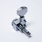 Locking Tuners 3+3 (Gold) – 21:1 Ratio – 90° Screw Mount – Fits 10mm (25/64") Holes Tuning Machine Heads from Ploutone