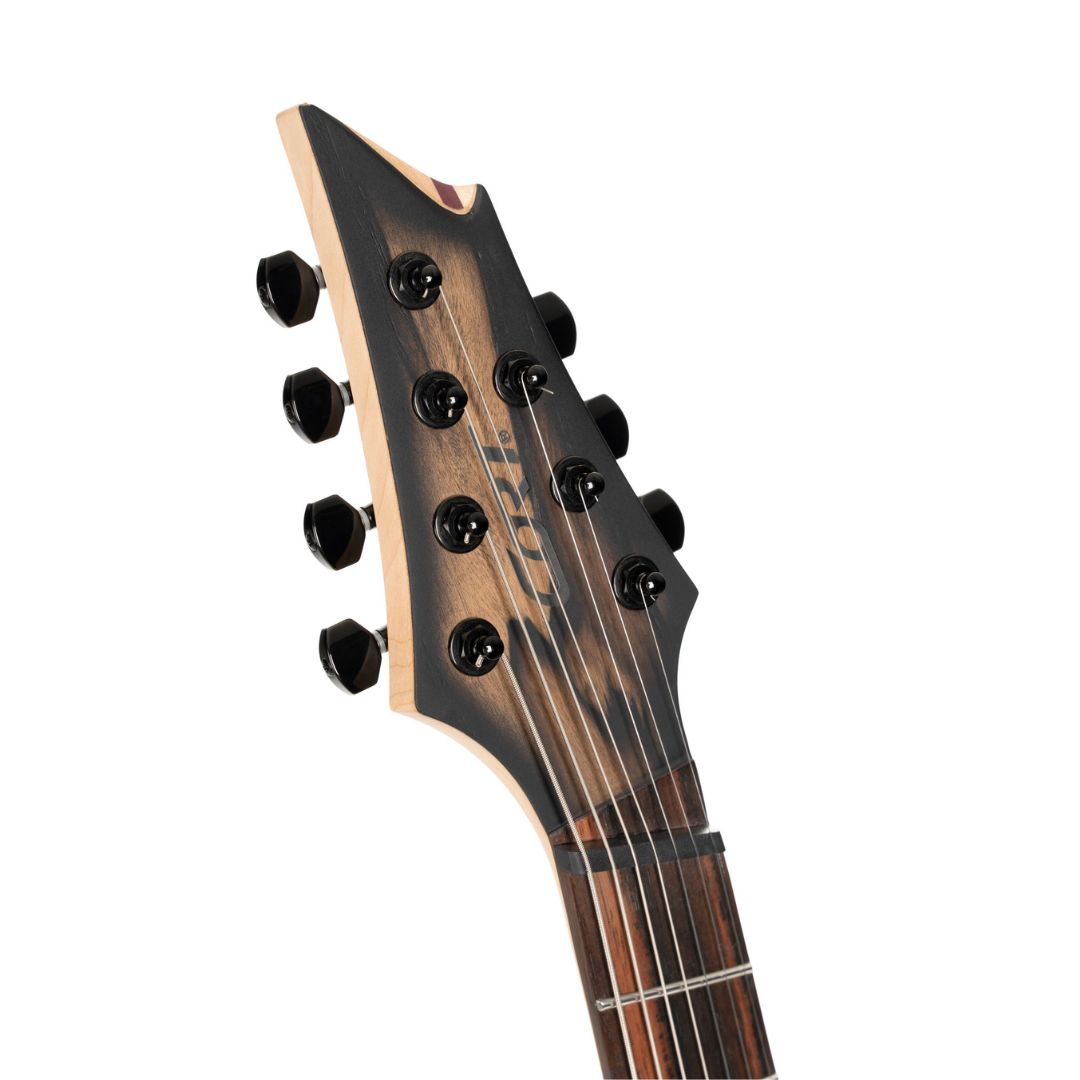 Cort KX507 7-String Multi-Scale Electric Guitar in Star Dust Black