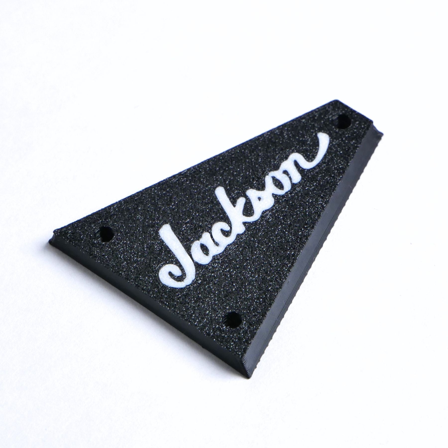Custom Truss Rod Cover for Jackson Guitars – Classic Logo (Black & White) - Ploutone