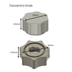 Custom Boss Katana Knobs – Black Fluted (Full Sets for 50, 100, Artist) - Ploutone