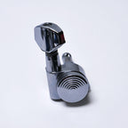 Wilkinson Locking Tuners 6-In-Line Right-Handed (Chrome) – 19:1 Ratio – Fits 10mm (25/64") Holes Tuning Machine Heads from Ploutone