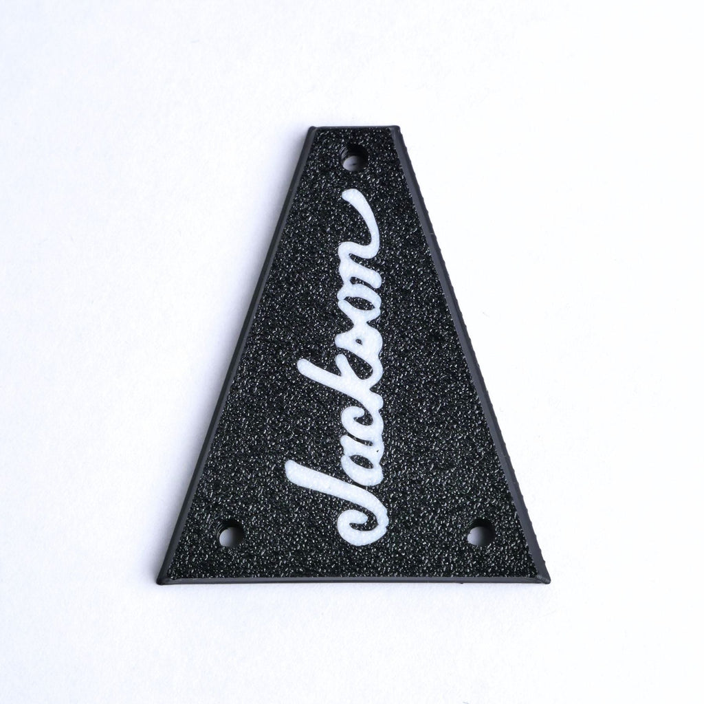 Custom Truss Rod Cover for Jackson Guitars – Classic Logo (Black & White) - Ploutone