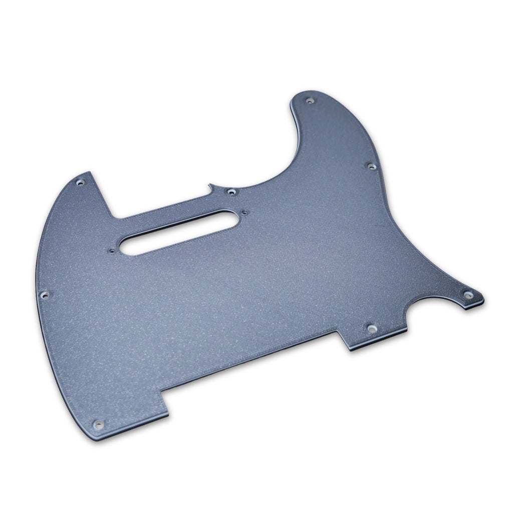 Custom 8-Hole Telecaster Pickguard - Textured Artisan Series - Multiple Colors Gun Metal Gray - Ploutone