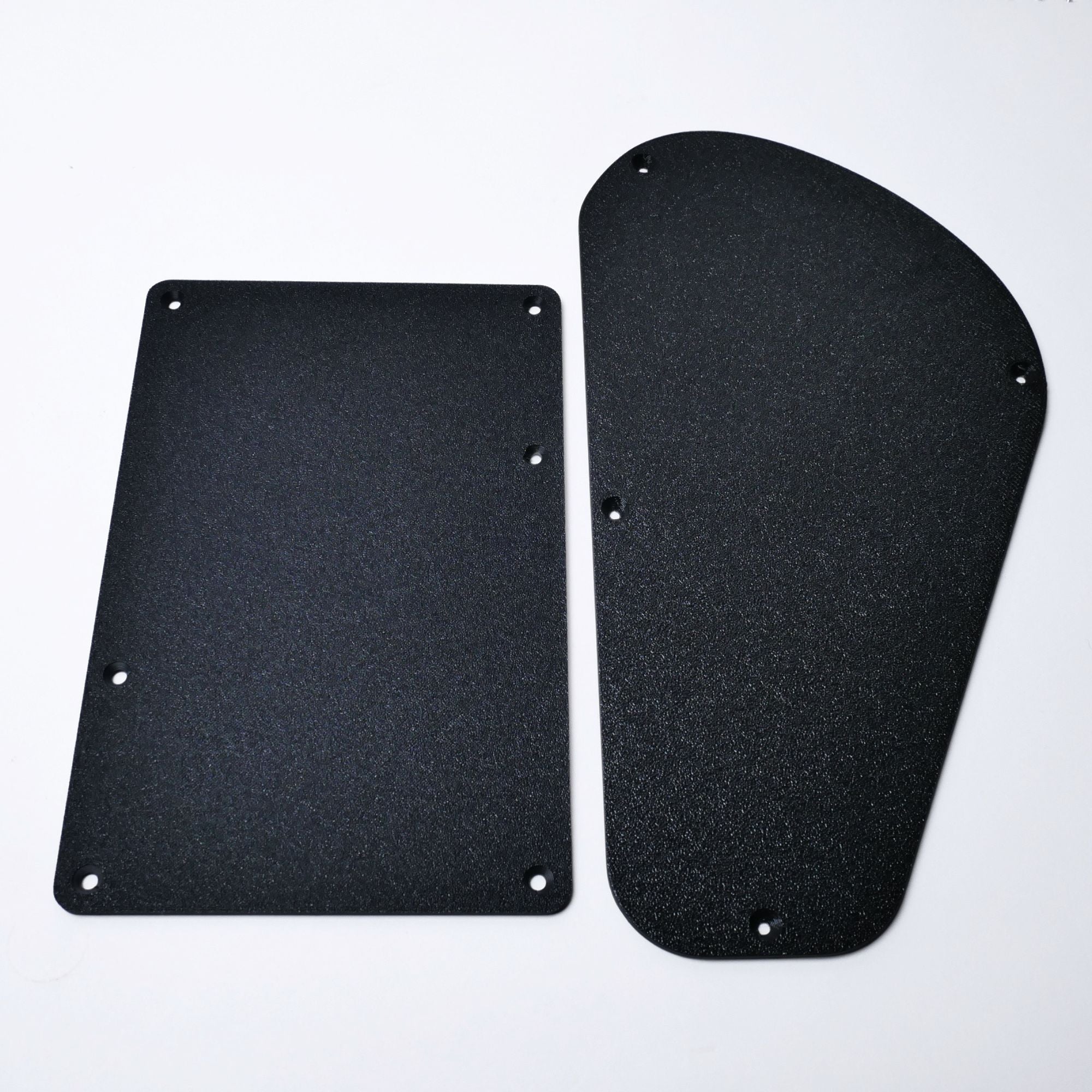 Jackson Dinky & Pro Series Backplate Set - Tremolo & Control Covers - Multiple Colors Black - Ploutone