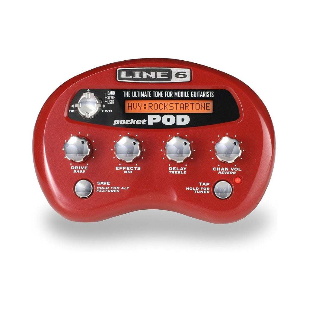 Line 6 Pocket Pod Amp Modeler and Multi-Effects Pedal - Ploutone