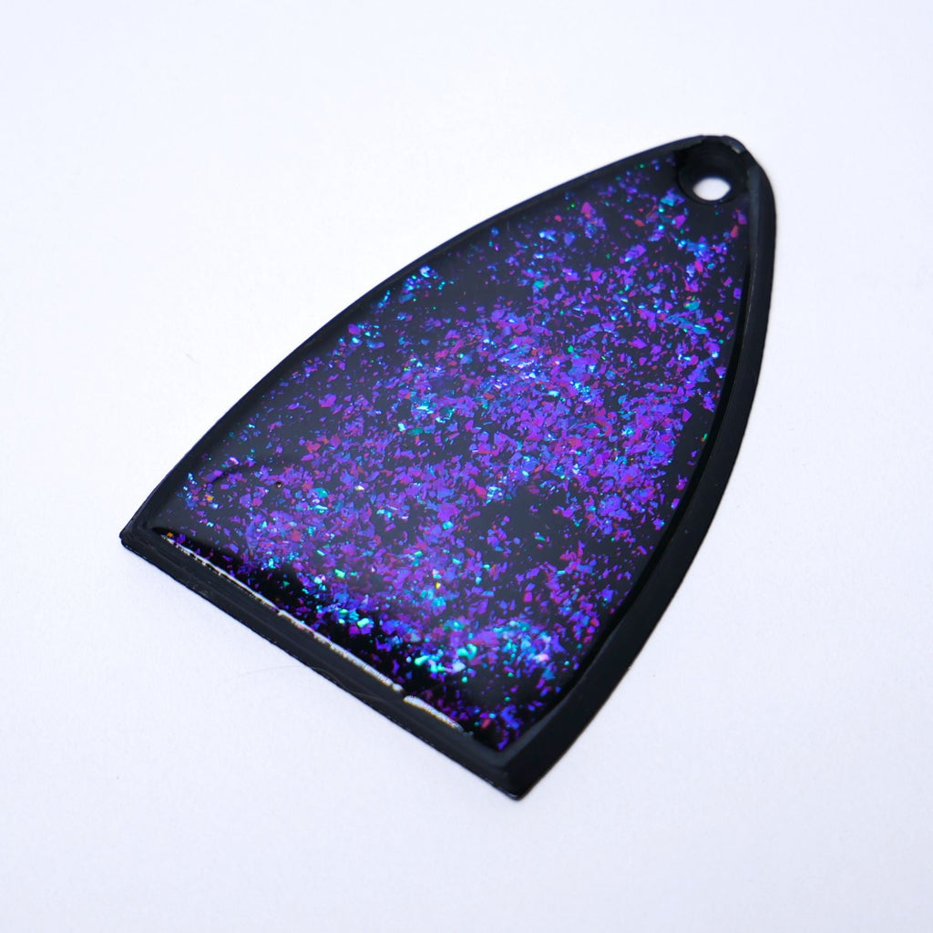 Custom PRS SE Truss Rod Cover – Aurora Flake - Ploutone