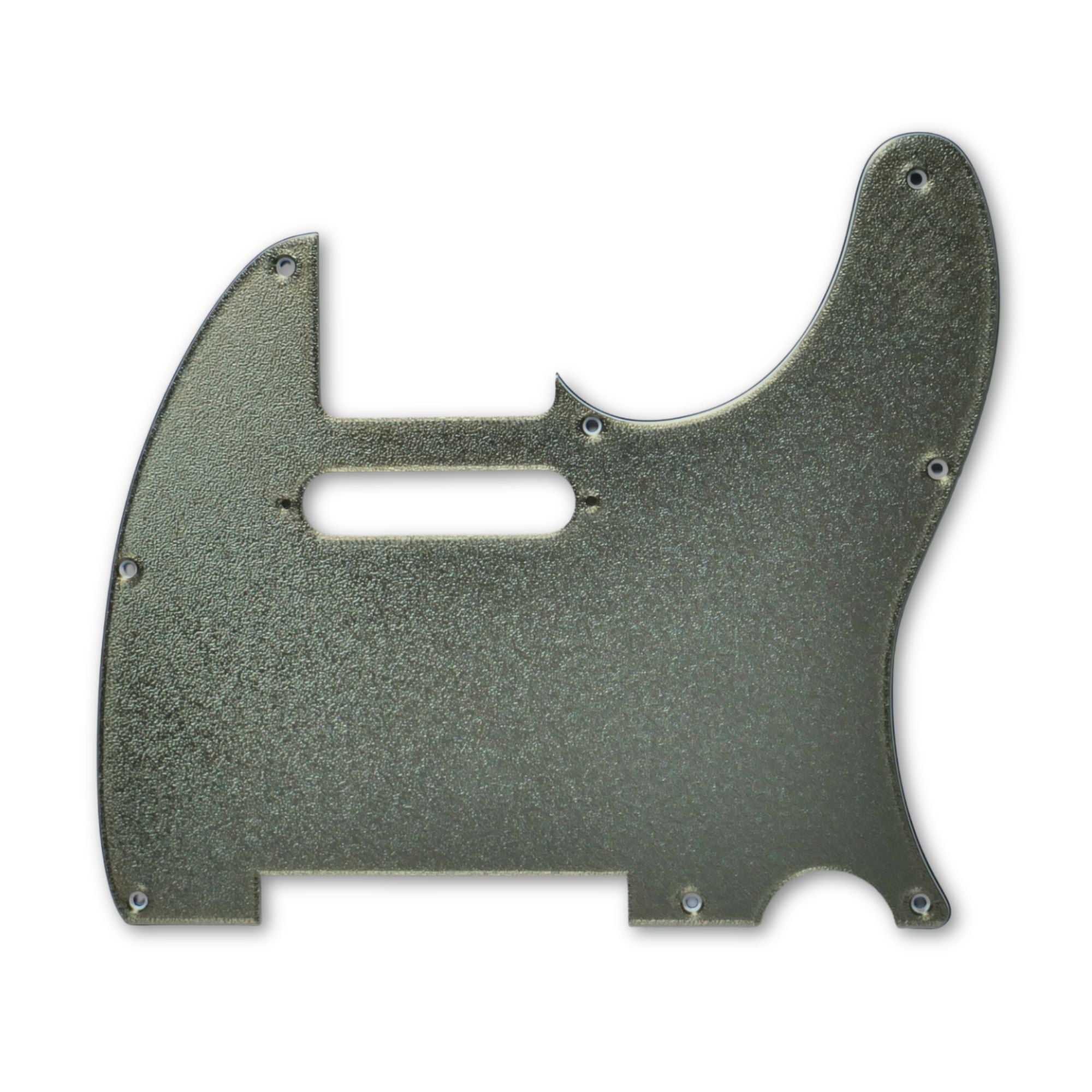 Custom 8-Hole Telecaster Pickguard - Artisan Series - Textured Burnished Bronze - Ploutone