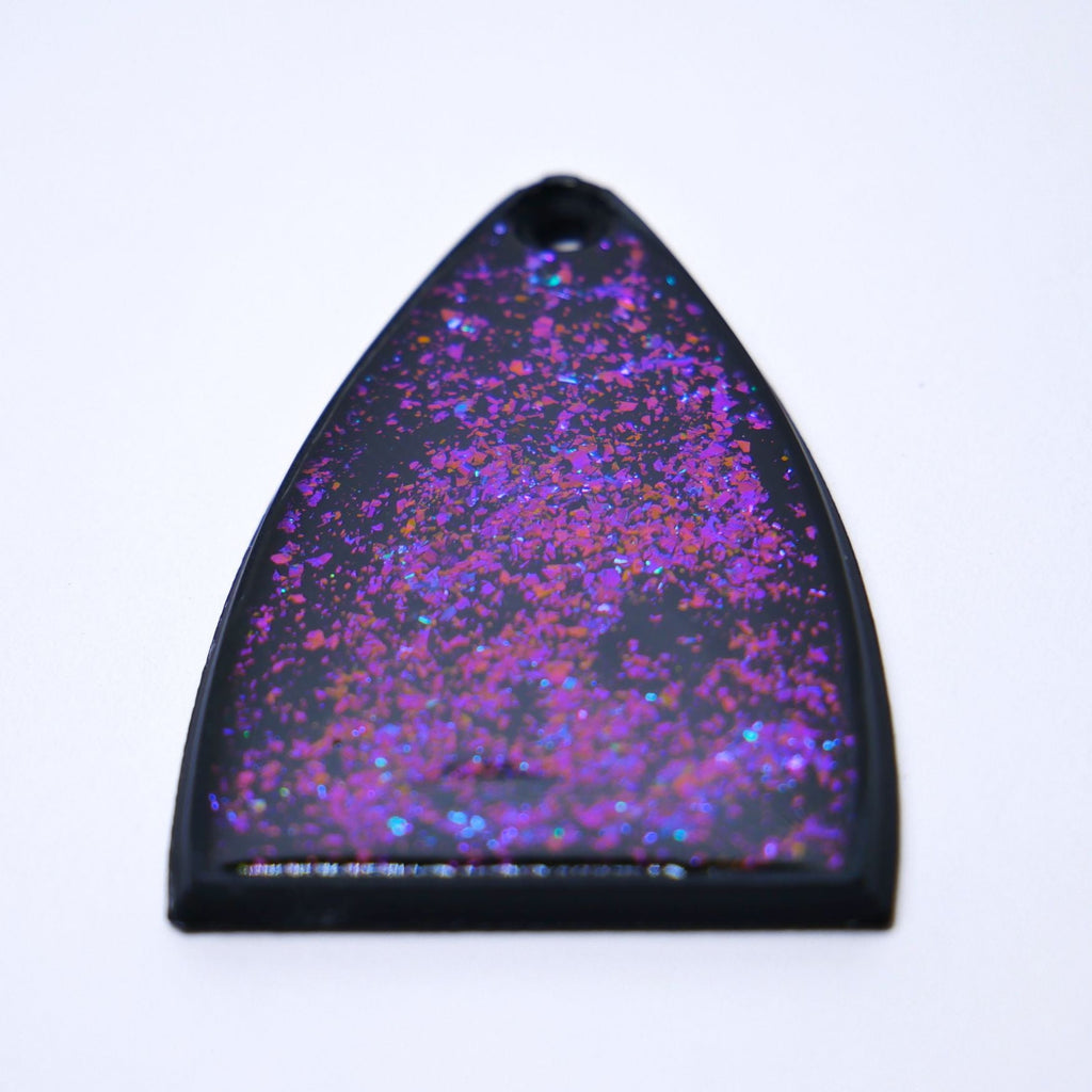 Custom PRS SE Truss Rod Cover – Aurora Flake - Ploutone