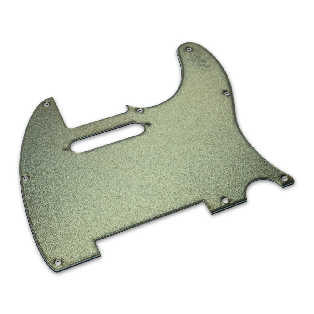 Custom 8-Hole Telecaster Pickguard - Artisan Series - Textured Tropical Teal SS Telecaster Pickguards from Ploutone