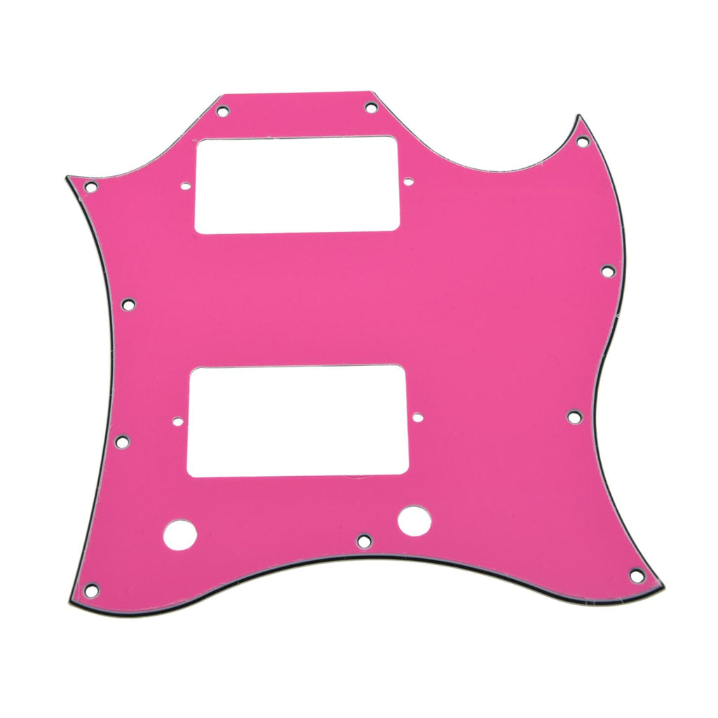 Gibson® SG Standard Full Face Batwing Pickguard - 3-Ply Pink - Ploutone
