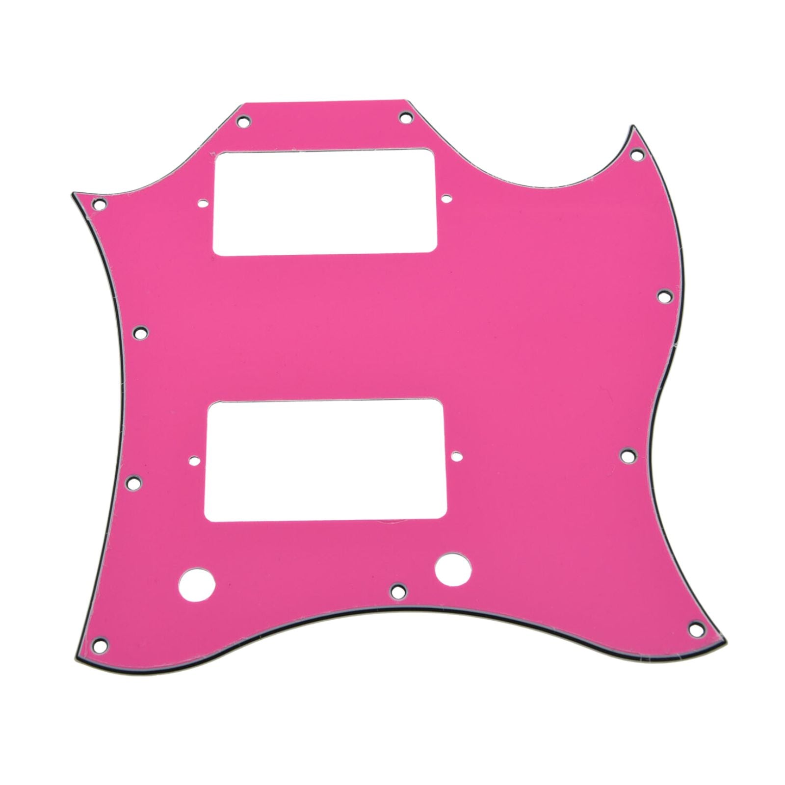 Gibson® SG Standard Full Face Batwing Pickguard - 3-Ply Pink - Ploutone