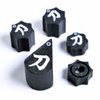 Custom Boss Katana Knobs – Black Fluted (Full Sets for 50, 100, Artist) - Ploutone
