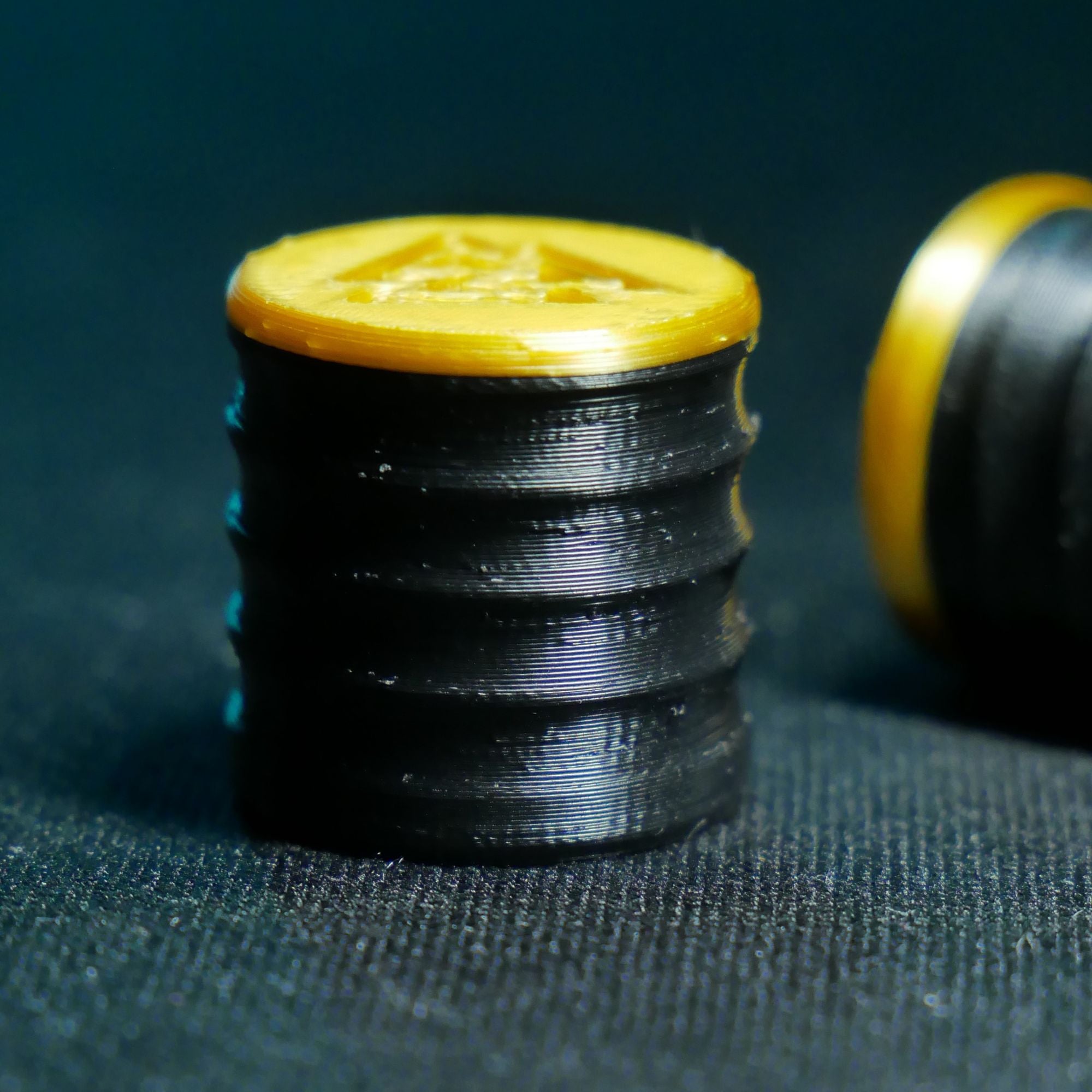 Opus Guitar Knobs - Golden Valknut Sigil - Ploutone