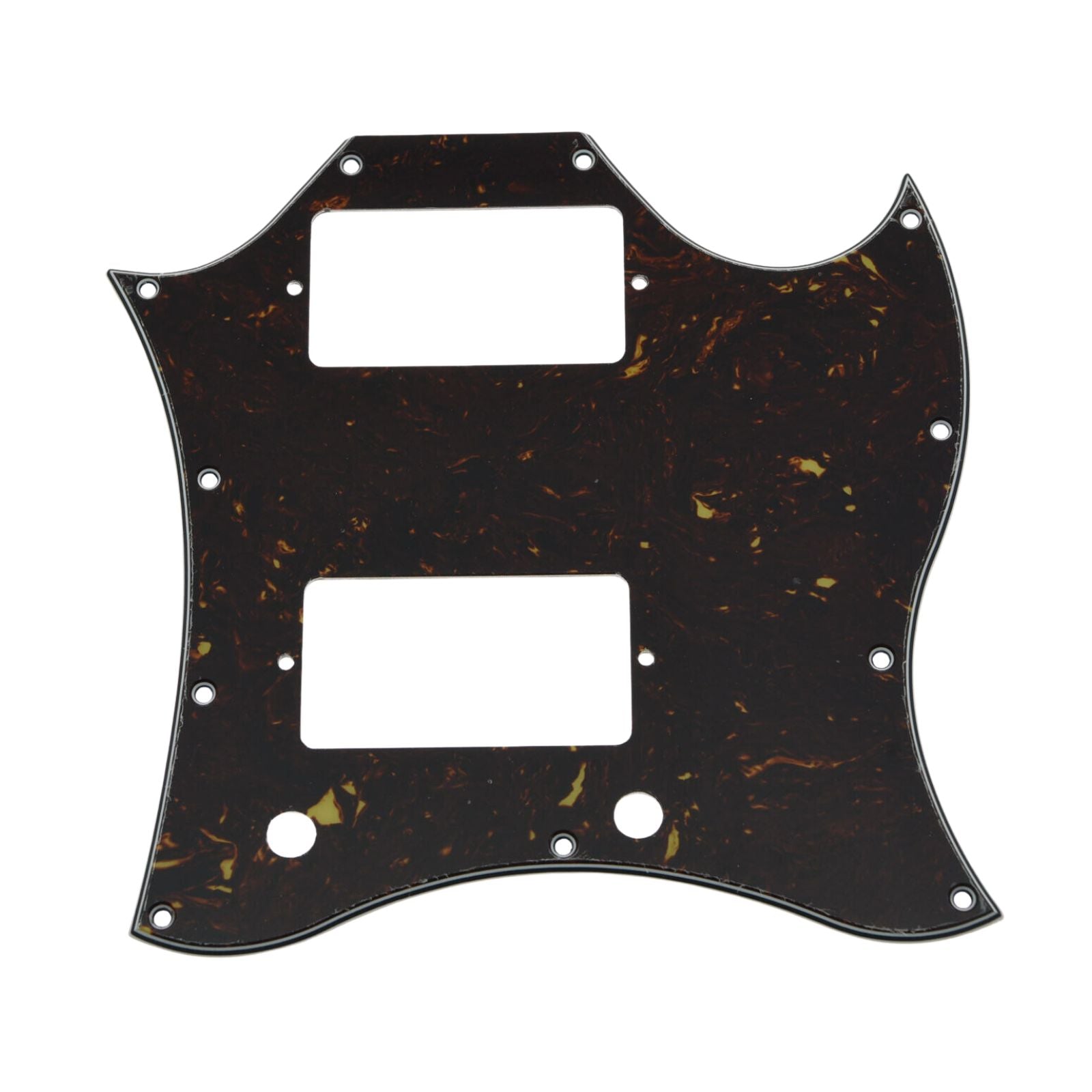 Gibson® SG Standard Full Face Batwing Pickguard - 4-Ply Brown Tortoise - Ploutone