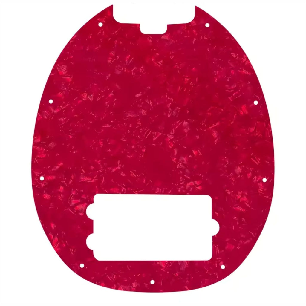 Music Man Stingray 4-String Bass Pickguard - 4-Ply Red Pearl - Ploutone