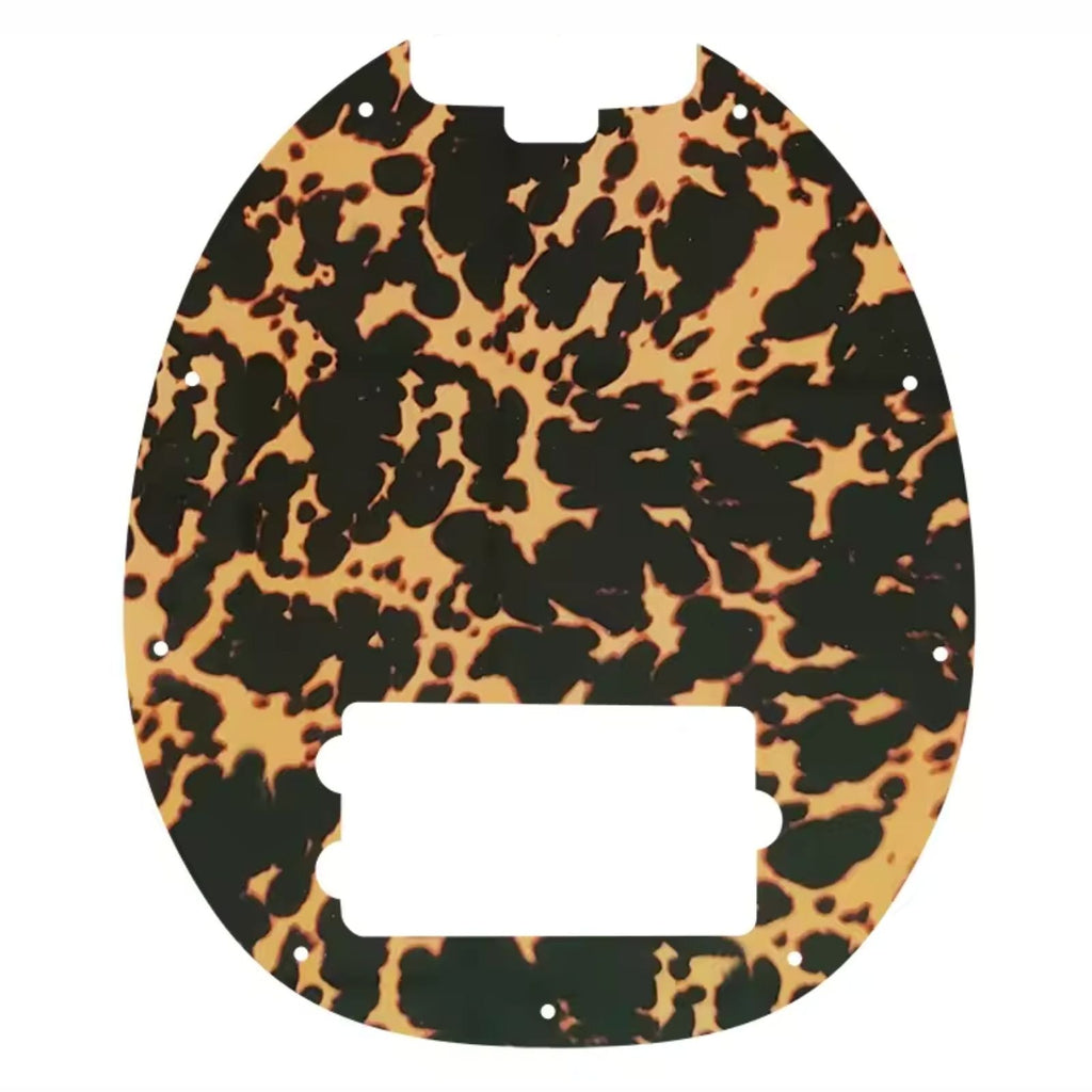 Music Man Stingray 4-String Bass Pickguard - 30+ Colors 4-Ply Leopard Print - Ploutone