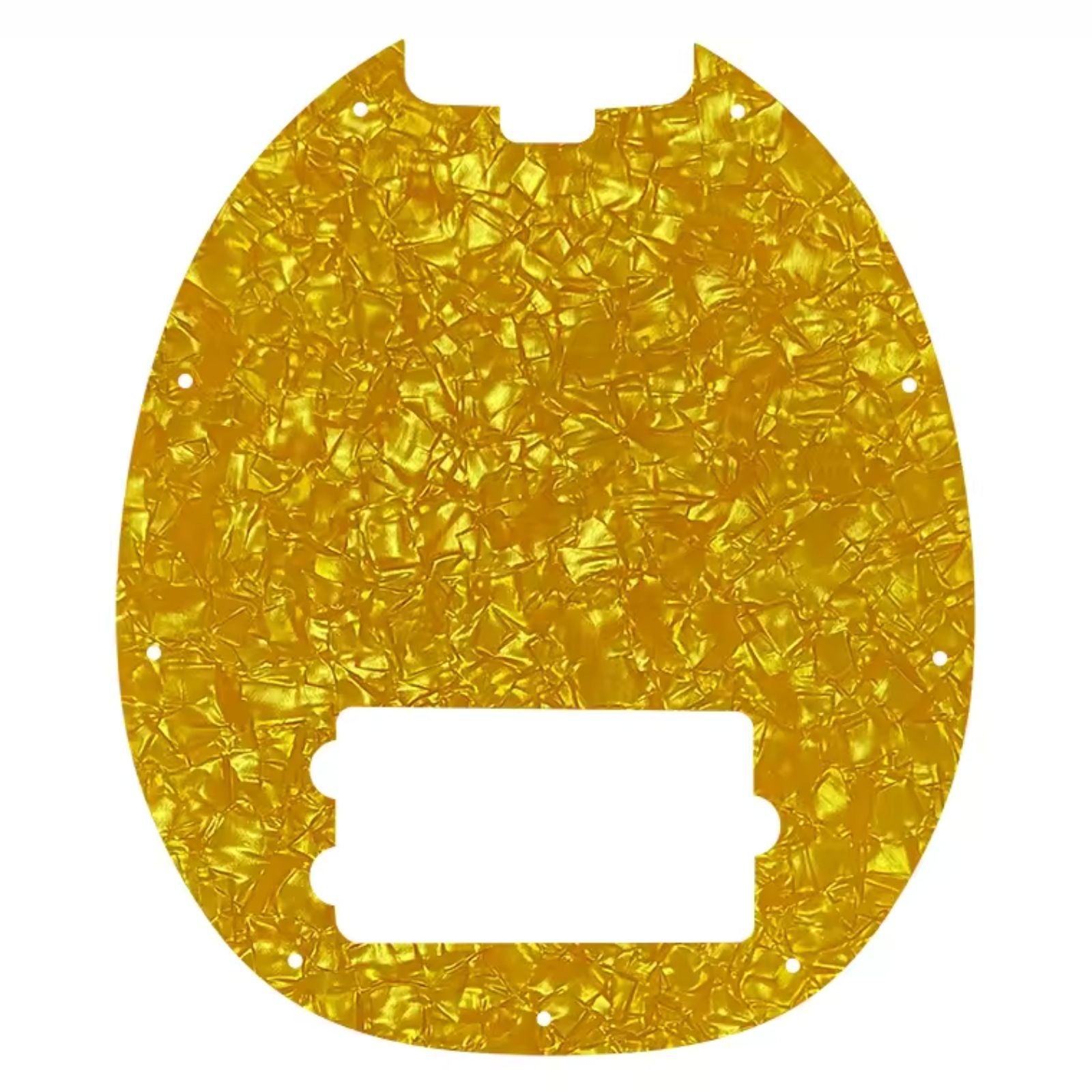 Music Man Stingray 4-String Bass Pickguard - 4-Ply Golden Pearl - Ploutone